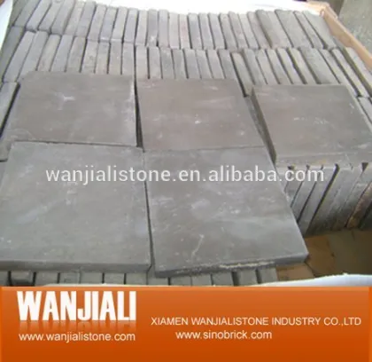 Rustic Black Terracotta Floor Tiles