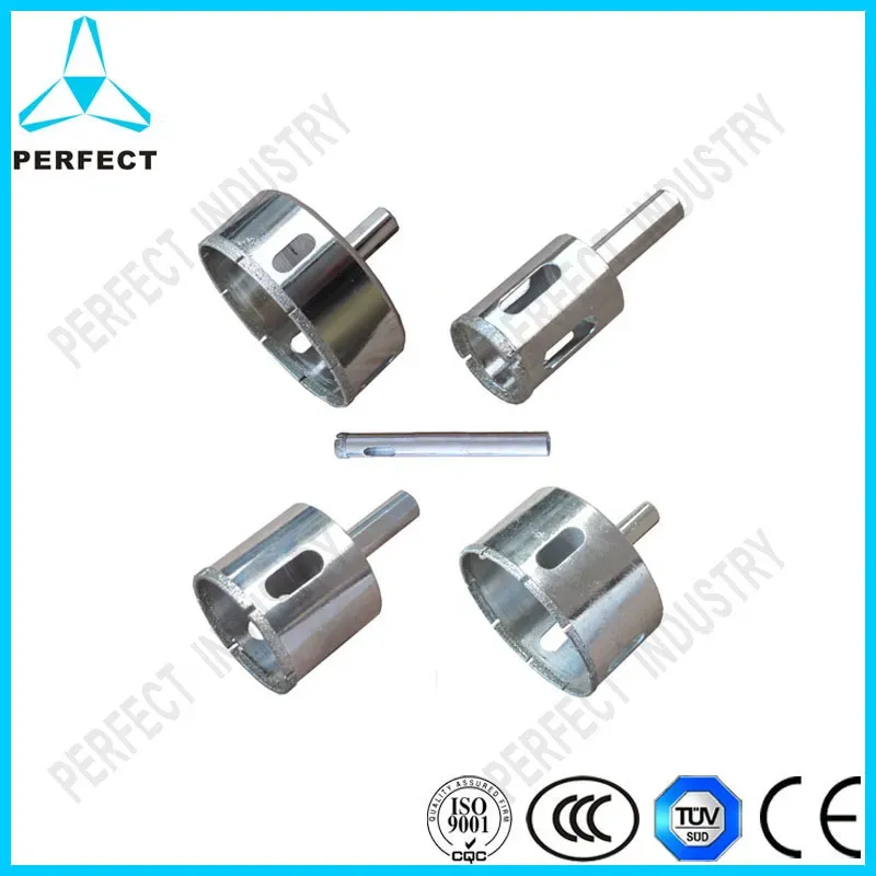 Electroplate Diamond Hole Saw for Drilling Glass