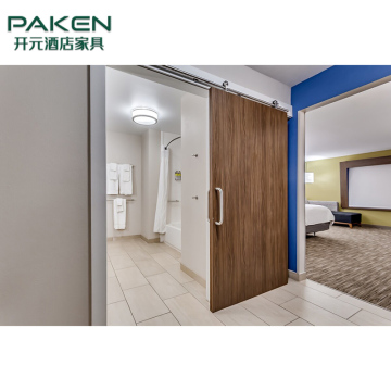 Wholesale Custom Wooden Sliding Doors for Hotel Rooms and Bathrooms
