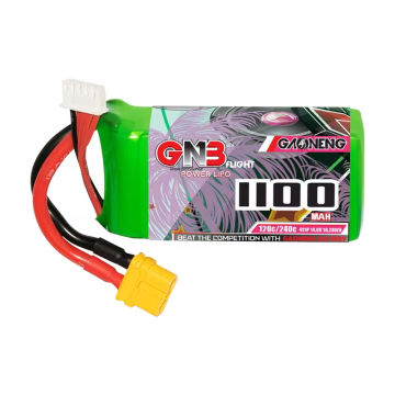 High C Rate Gaoneng FPV Battery 1100mAh 4S 14.8V 120C XT60 RC LiPo Drone Battery