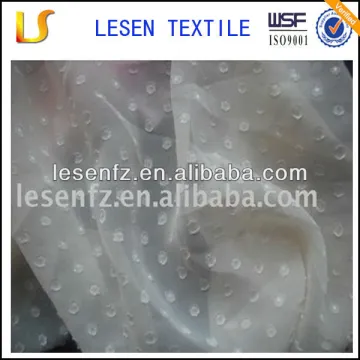 clipped polyester chiffon fabric for clothing
