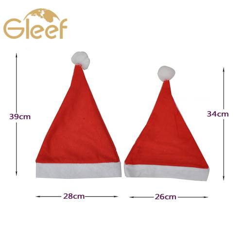 Children Christmas Hat Felt Christmas Hat for Children and Adults Manufactory