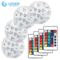 Lâmpada LED para piscina de 4,5 W montada em superfície LEDER