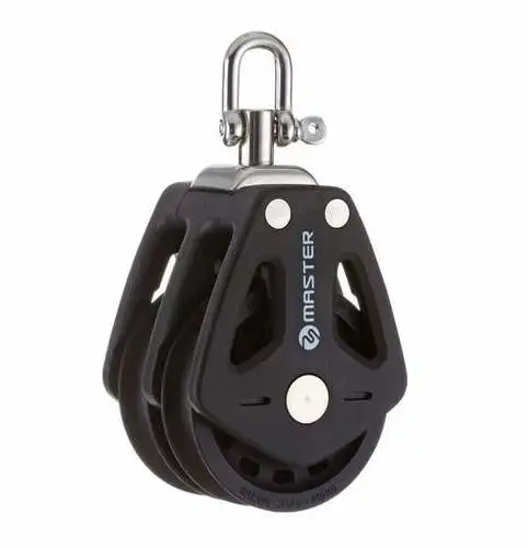 Sailboat Dinghy Hardware 35mm 1 3/8\" Double Swivel Shackle Block Master BP-3503F