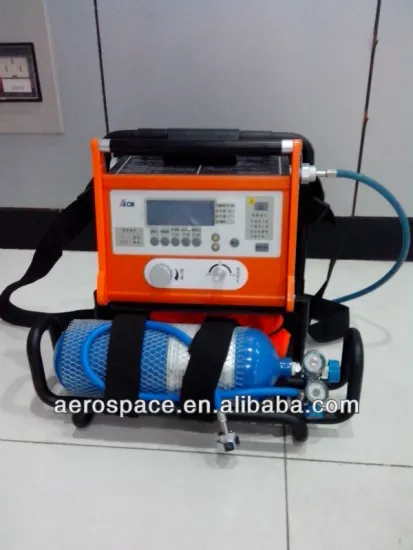 Portable Emergency Ventilator Portable with Oxygen Cylinder