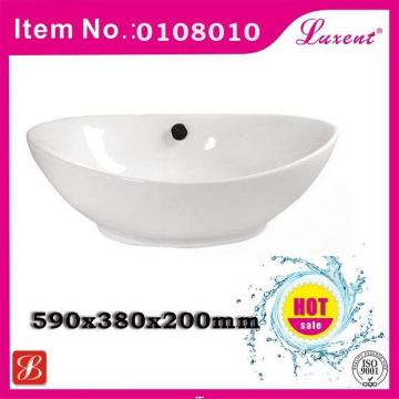 Cheap separate ceramic countertop art basin