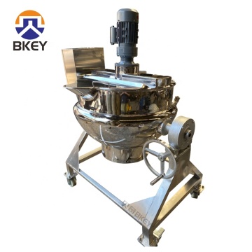 Factory Price High Quality Seasoning Cooking Double Jacketed Kettle with Mixer Steam Jacket Kettle Price