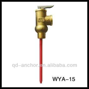 Temperature and Pressure Relief water heater valve for pressurized solar water heater