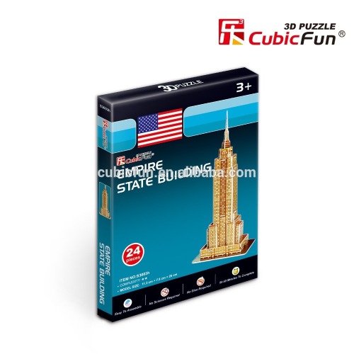 Empire State Building intelligence creative puzzle game