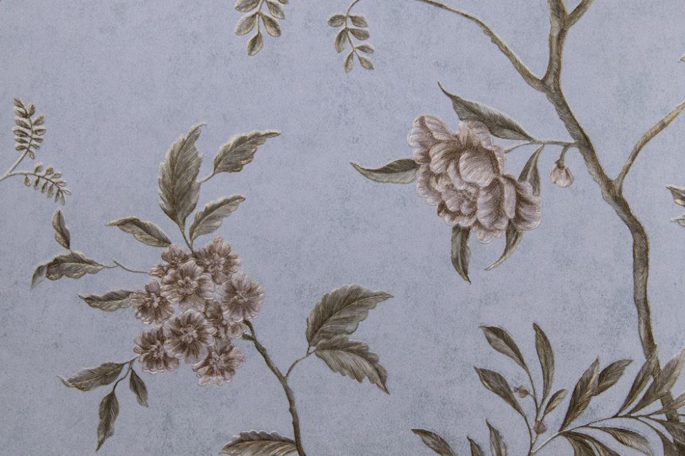 small fresh non-woven wallpaper