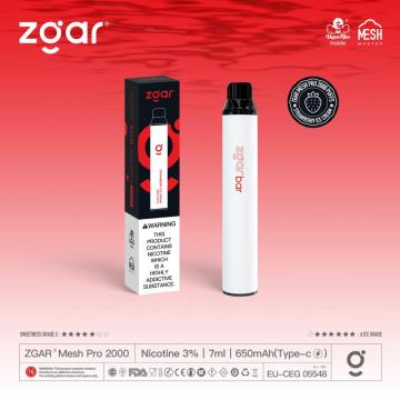 Δημοφιλές e τσιγάρο vape 2000 puffs μίας χρήσης vape