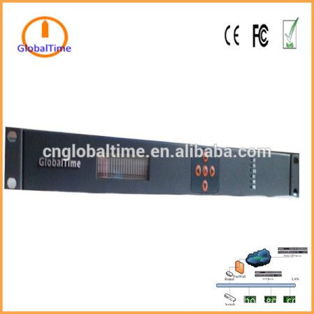Ntp Clock Rack Mount Globaltime Gtt200 1u Rack Mount Ntp Time Server With Irig-b Output ...