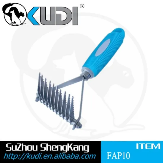 The best selling pet products plastic dematting dog brush FAP10