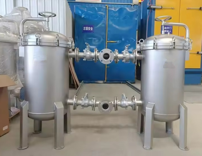 Sanitary Water Treatment filter machine Double Bag Filter Housing industrial duplex filter price