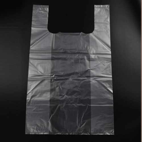 Large Clear Plastic Shopping Plastic Distributor Recycled Plastic Tote Bags in Bulk