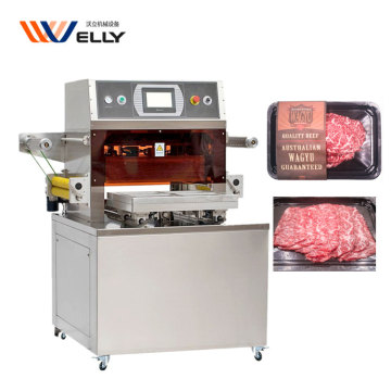 Automatic Small Food Plastic Tray Sealer for Vacuum Meat Packaging