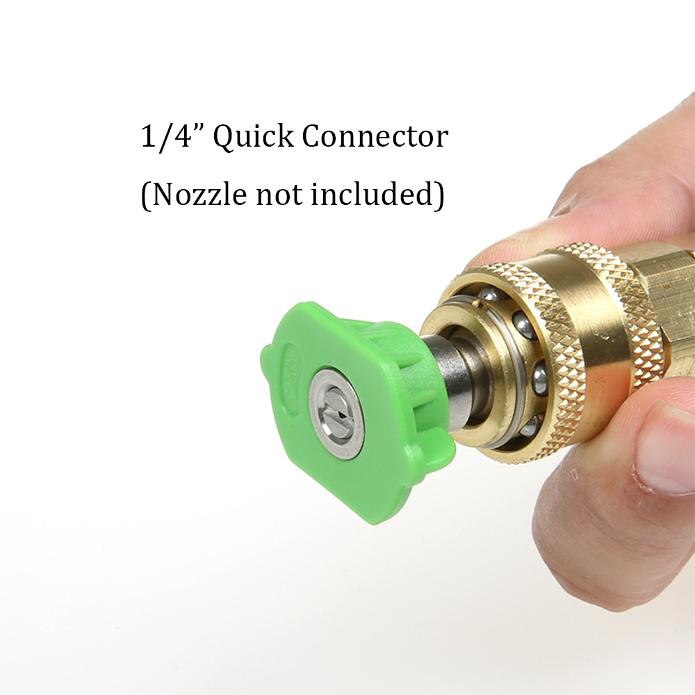 Hochwertiger M22 M22 männlicher 1/4 "weiblicher Schnellmessingadapter/ Stecker