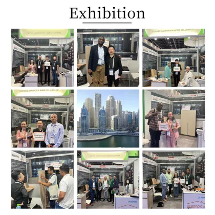 Simple 4 Door Wardrobe Customization: Home Bedroom Glass Swing Door Closet