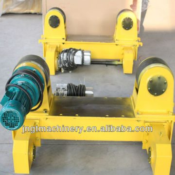 Rubber / steel Automatic pipe roller stands