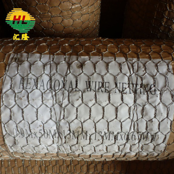 Gegalvaniseerd of PVC gecoate zeshoekige draadgaas voor kippenkooien