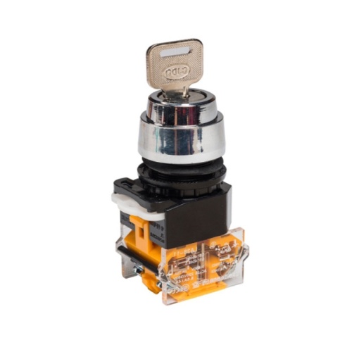 22 -мм паваротны выключальнік селектара з ключом