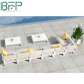 BFP Home Sunproof White Outdoor Table Cloth Sofa Set" 

However, to better suit the content and improve searchability, consider:

"BFP Home Sunproof White Waterproof Outdoor Table Cloth Quick-drying Sponge Sofa Set" 

This version includes more keywords t
