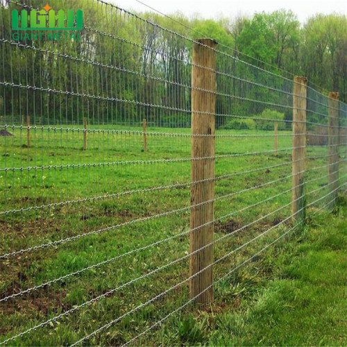 Cerca de fazenda de nó fixo material de armação de metal