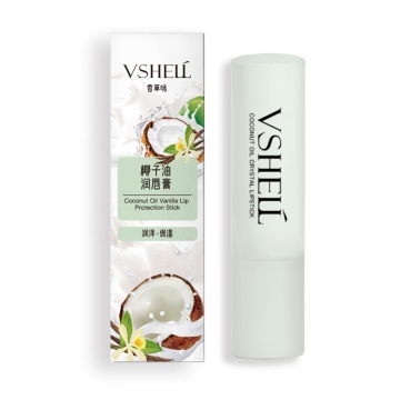 Private Label Coconut Oil Lip Balm with Shea Butter, Vitamin E - Lip Protectant & Moisturizing Repair Stick