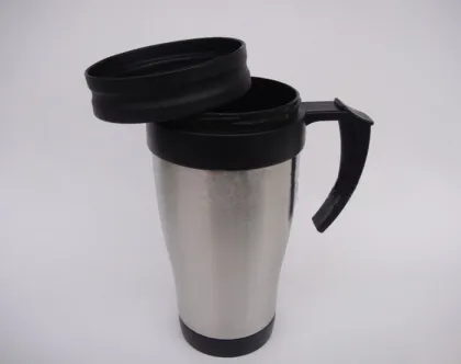 Trackman outdoor camping double layer stainless steel vacuum cups and mugs portable