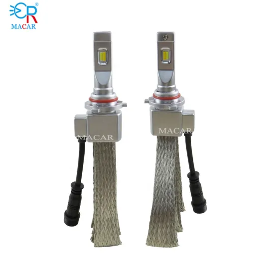 MACAR High Lumens CSP LED Headlight 8000LM 80W H11 9005 9006 Tri Color