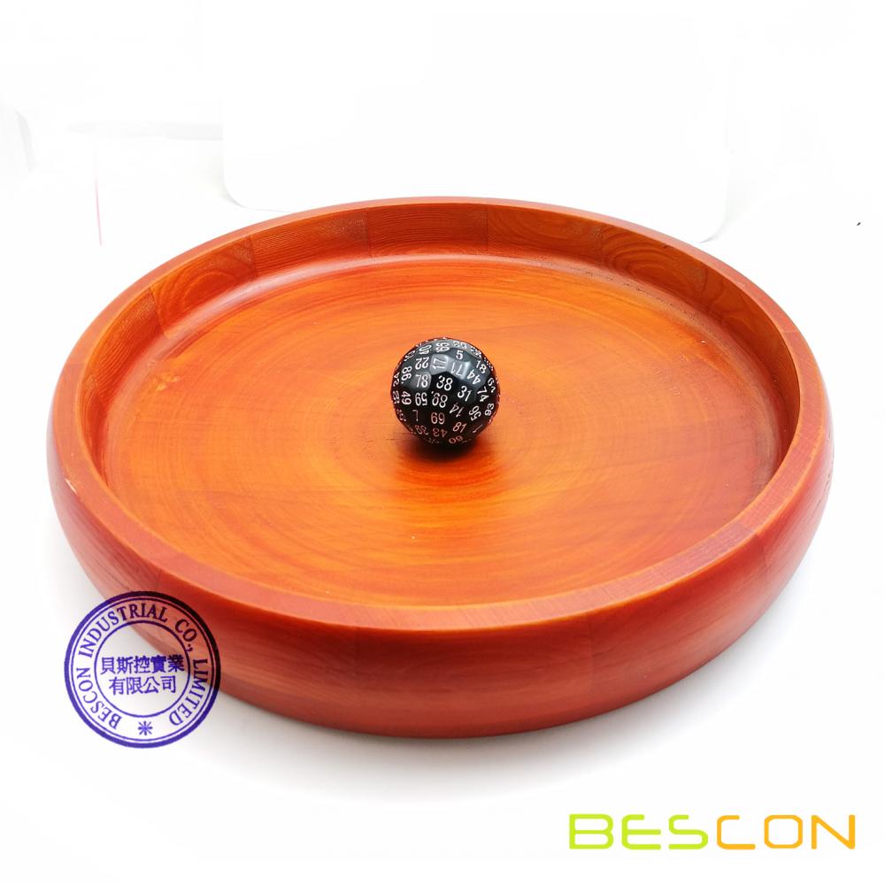 Bowl Bottom Dice Rolling Tray 1