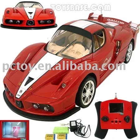 1:10 Scale 4 Channel R/C Car with Camera,LCD Show