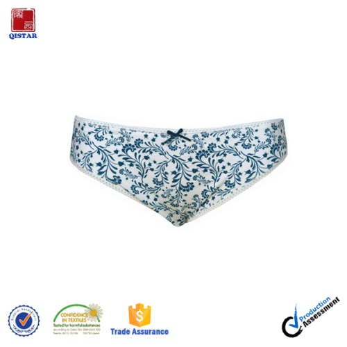 Wholesale Custom Print Soft Cotton Womens Underwear Panties