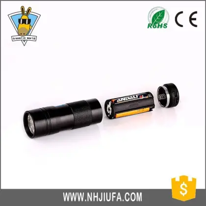 365nm led purple light uv flashlight led flashlight uv flashlight