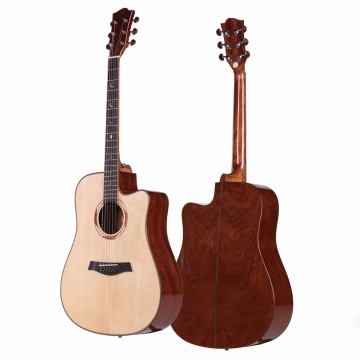 Korean acoustic guitar cutaway acoustic guitar