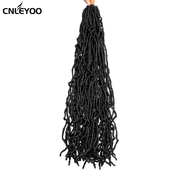 24 Inch New Goddess Faux Locs 21 Roots Nu Lock Synthetic Braiding Hair Extensions Crochet Braids