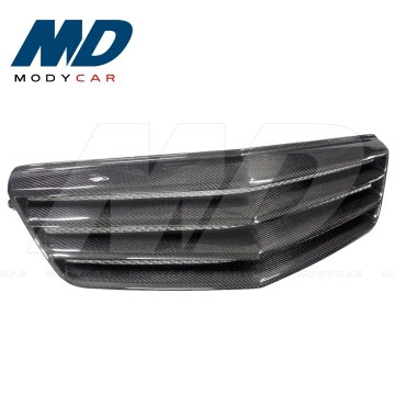 Lưới tản nhiệt phía trước bằng sợi carbon cho 2010-2013 Mercedes Benz E-Class W212 4D