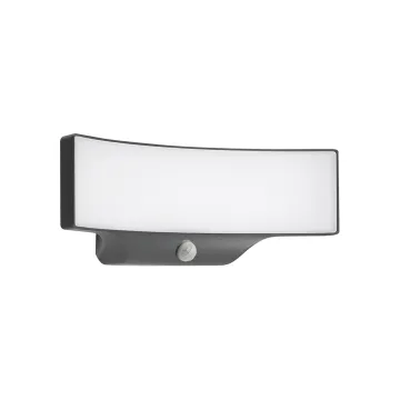 Motion Sensor LED Wall Mount Garden Lamp: Aluminum, Waterproof Outdoor Lighting