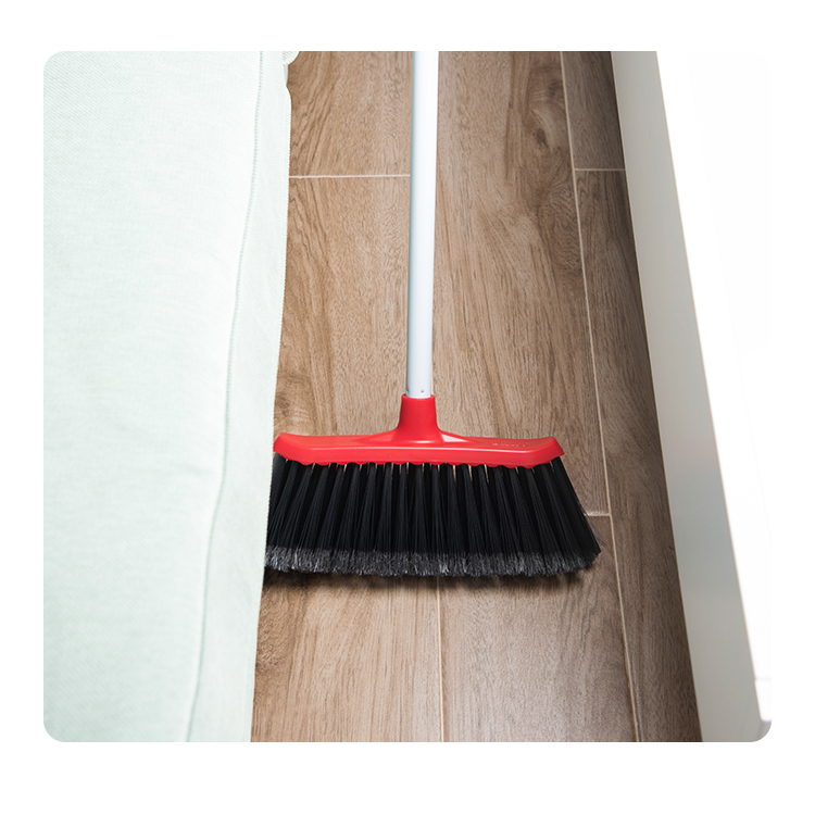 bushy bristle house broom