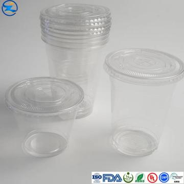 Customize Glossy Clear PET Cup Food Grade PET