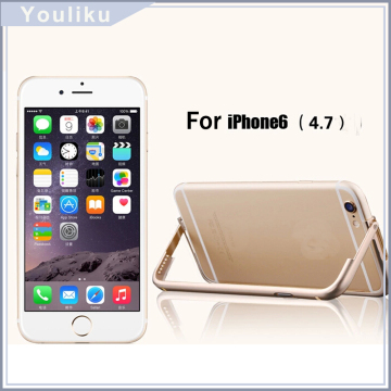 Newest and original aluminum bumper stand case for metal bumper case iphone 6
