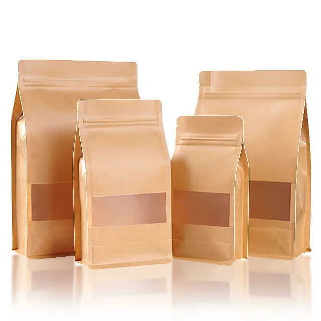 Kraft Stand Up Pouches