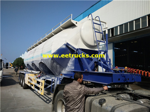 60m3 Tri-Axle foda Silo Trailers