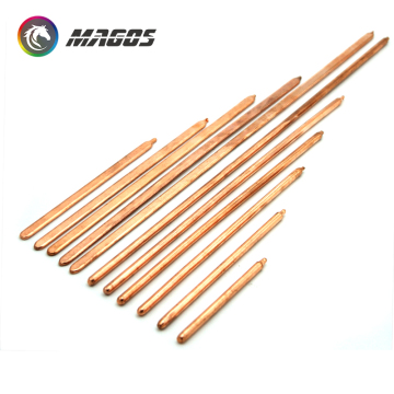 Full Copper Heatpipe Tubes 100/150/200/250/300/400mm for Laptop Cooling - Flat or Round