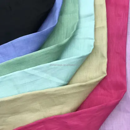 Whole Solid Linen Fabric 100% Natural Fiber for Casual Dress Shirts