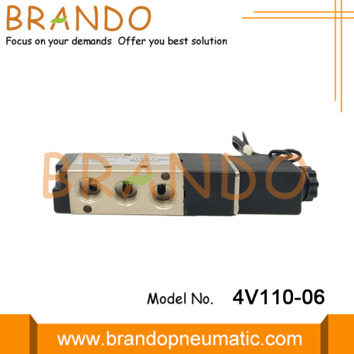 AirTAC тип 5/2 одинарный пневматический электромагнитный клапан