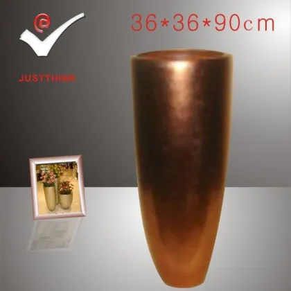 hand painted plastic vase