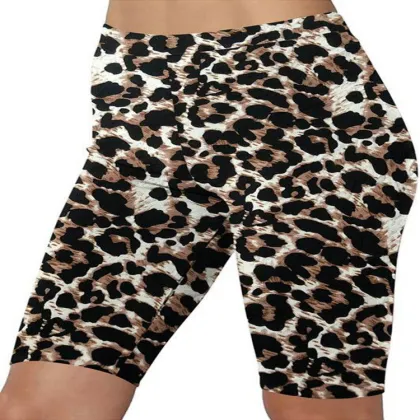 Natural Feelings High Waisted Plus Size Floral Print Leggings BMK001 S-5XL