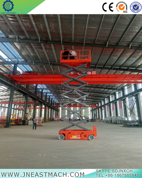 8m Hydraulic Self-propelled Battery Scissor Lift Platform