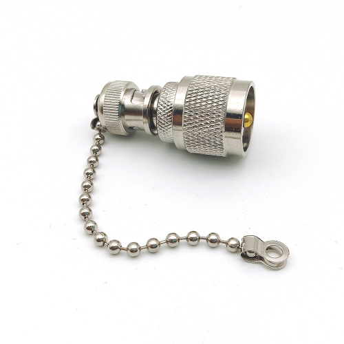 Metal BNC Protective Cover Dust Cap With Chain